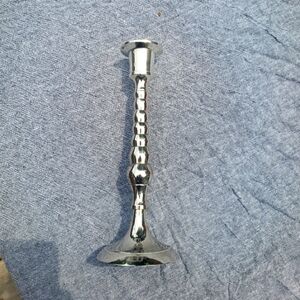 Silver-Plated Candlestick Holder